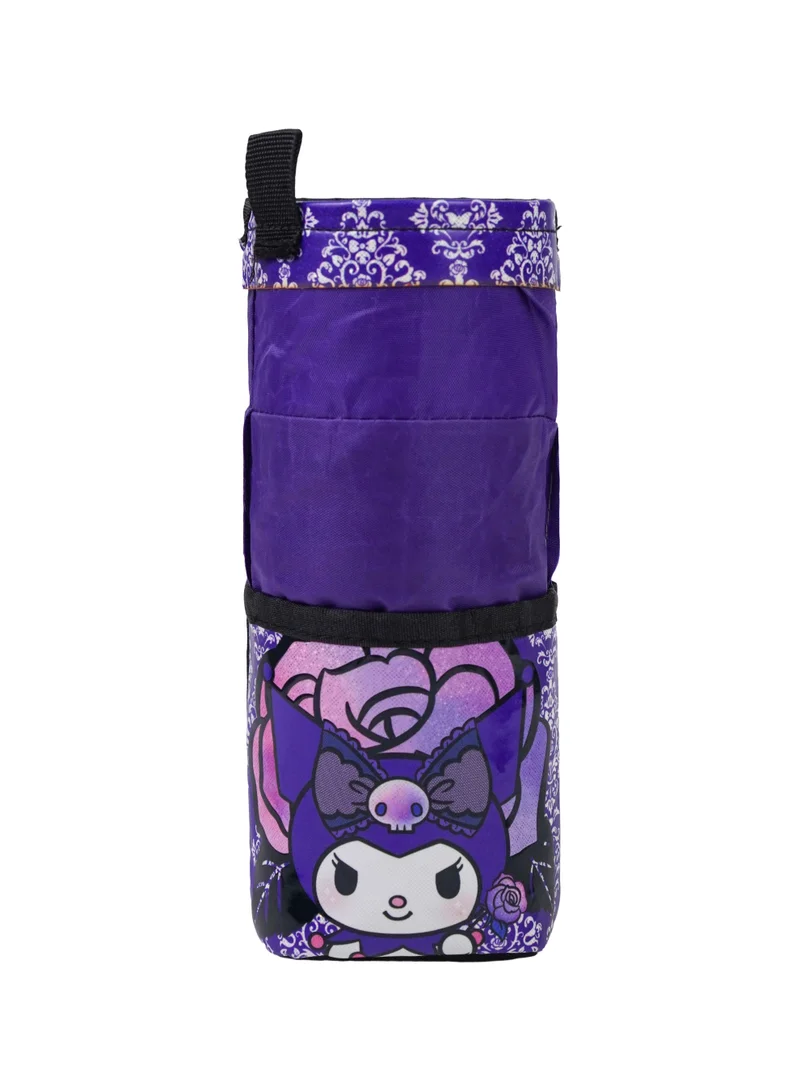 Sanrio purple Sanrio Kuromi Toddler Pencil Case | Pop-Up Standing Pencil Pouch for Kids | Cute Kuromi School Stationery Organizer | Portable Zipper Pencil Holder for School & Travel for Women | Best Price UAE