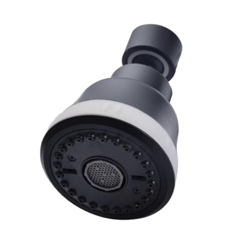 مرفق بخاخ مهوية الصنبور، استبدال رأس صنبور المطبخ مع 4 أوضاع رش، موسع دوار 360 درجة مضاد للرذاذ، فوهة صنبور رأس الماس، أسود - Image 1