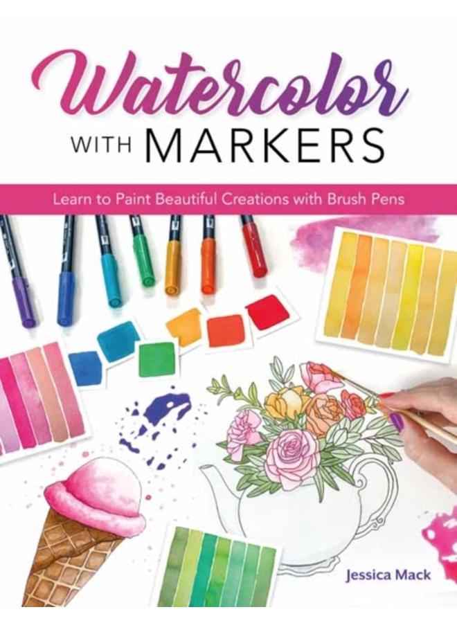 Watercolor with Markers 