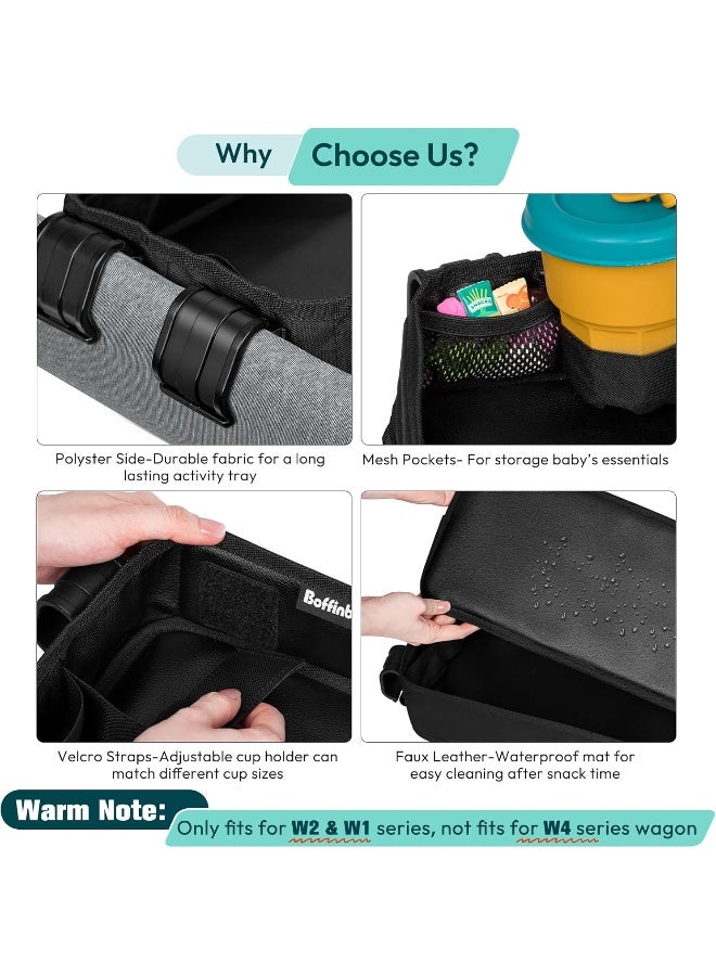 Boffinby Double Sided Stroller Tray Fits for Wonderfold Wagon - Image 3