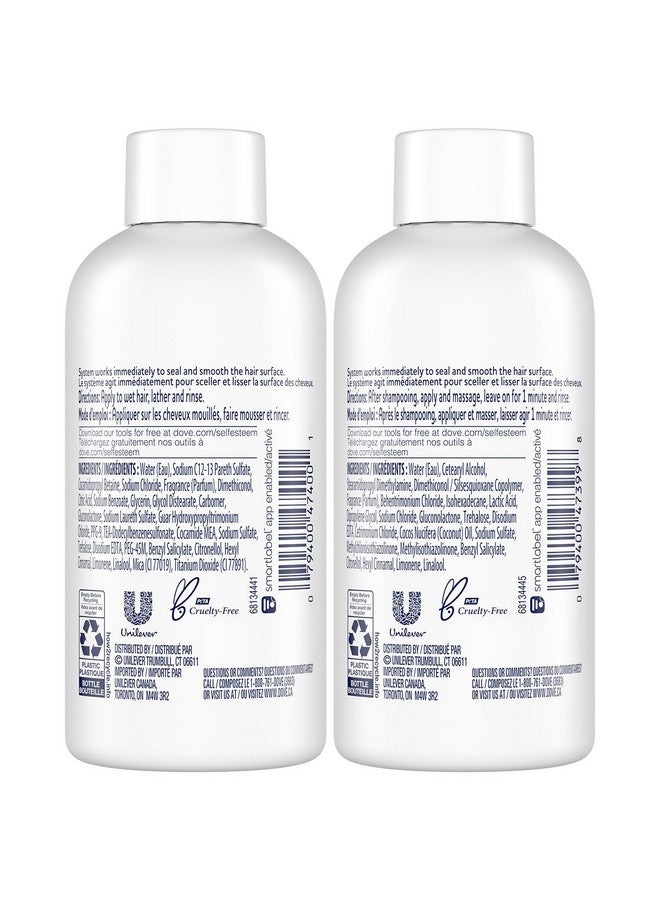 دوف مجموعة شامبو وبلسم دوف للسفر - مجموعة دوف نوتريتيف سوليوشنز لإصلاح مكثف للشعر التالف، 3 أونصة - Image 3