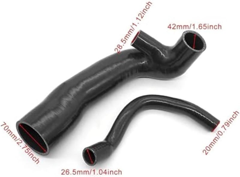 Wivplex Black Silicone Air Intake Hose Kit for MINI - Image 2