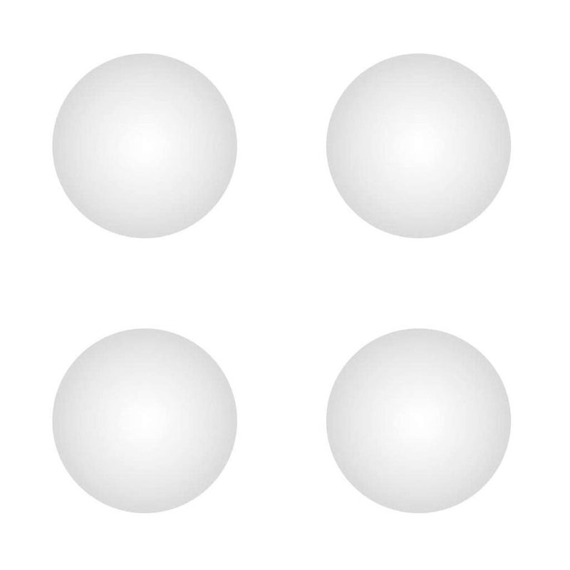 4 Pcs Replacement Bottom Case White Rubber Feet Compatible with MacBook Pro/Air Case Cover