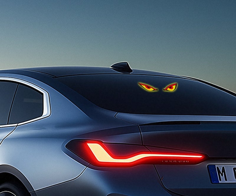 مصباح سيارة ديكوري LED عين الشيطان بالطاقة الشمسية - Image 2