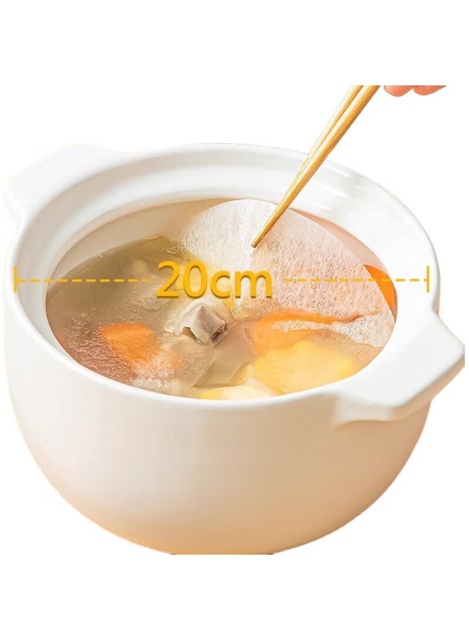 Katei Story Food-Grade Oil-Absorbing Paper For Soup Making, Kitchen Cooking, Stewing, Frying, And Straining Oil, 30 Sheets - Image 3