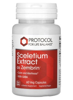Protocol For Life Balance Sceletium Extract 60 Veg Capsules 
