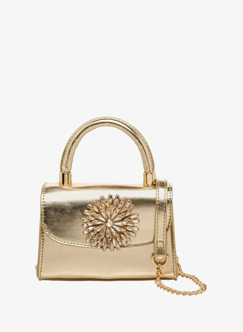 Celeste Embellished Crossbody Bag with Chain Strap Ramadan Collection