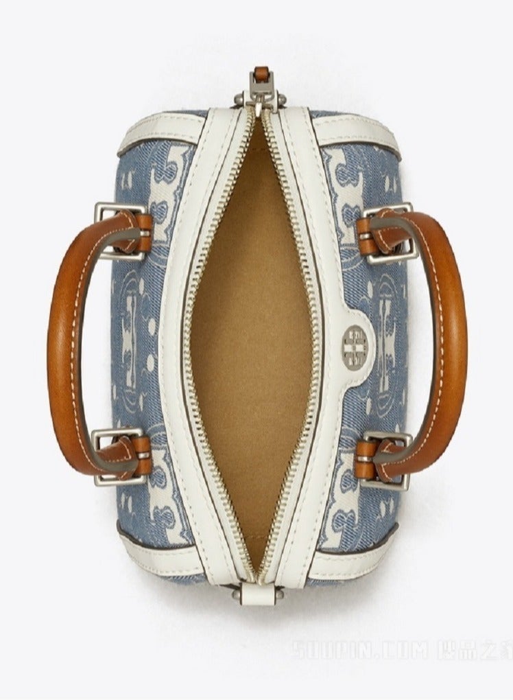 Burch TORY BURCH T Monogram Mini Barrel Bag - Image 2
