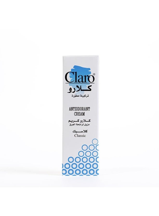 Claro Classic Deodorant Cream 20ml - Image 2