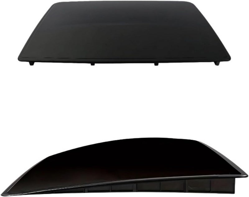 Panoramic Car Sunroof Simulator, 26.5 X 19.5 Inches, Self-Adhesive Roof Accessory for Auto Modification, Black Plastic Wind Deflector - Image 1