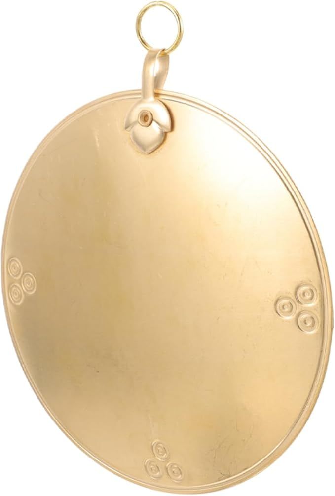 Brass Chinese Bagua Mirror Wall Decor 10.30X9.50X0.20CM Vintage Entryway - Image 1