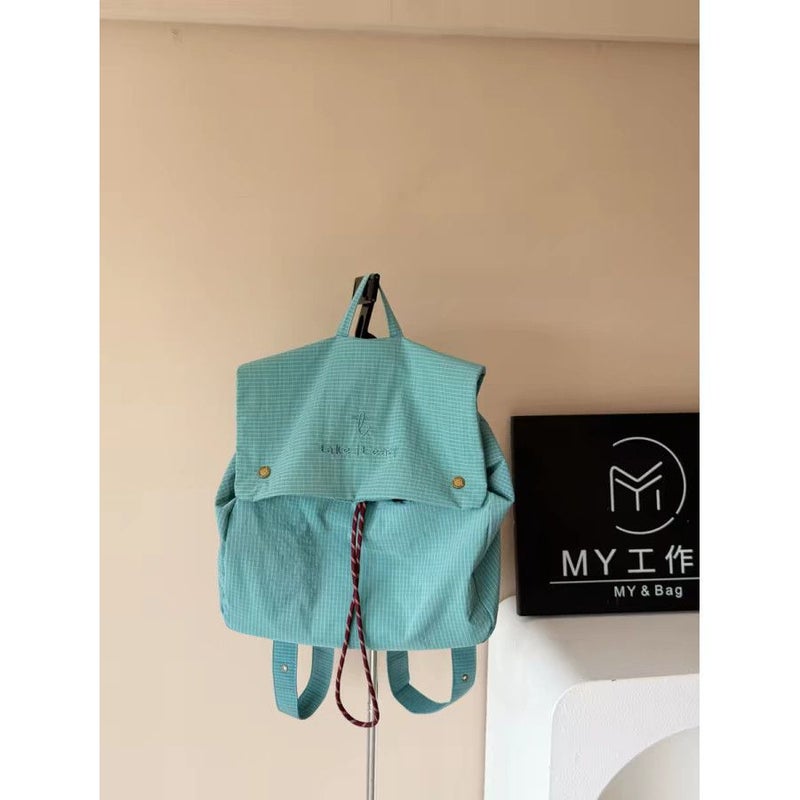 Lightweight Korean Style Large Capacity Travel Backpack with Flap, Waterproof - Image 2