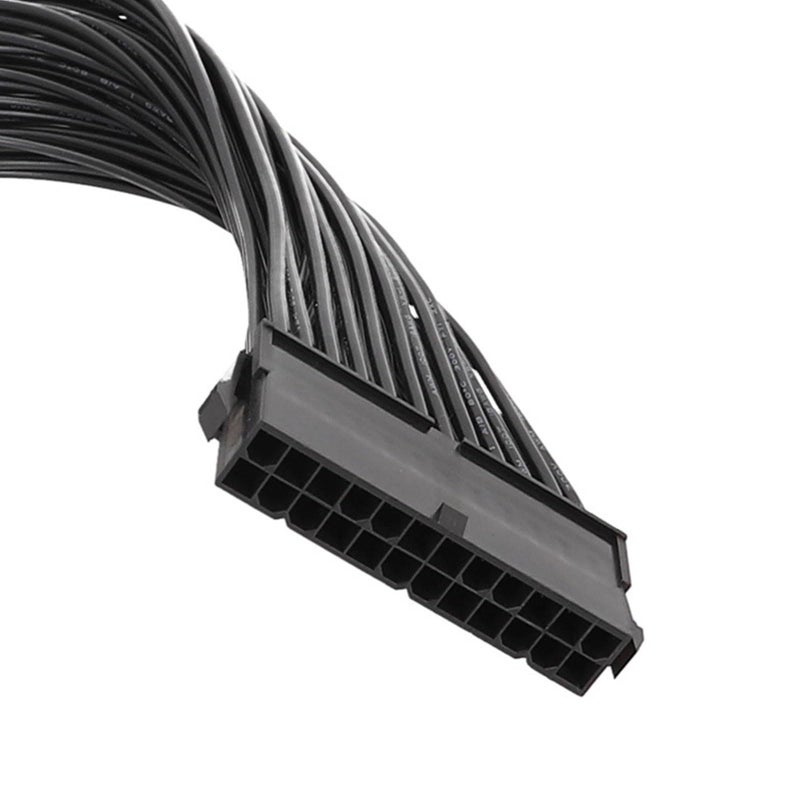 24Pin 1 to 2 Port ATX Power Extension Cable Male to Female Desktop Computer - Image 5