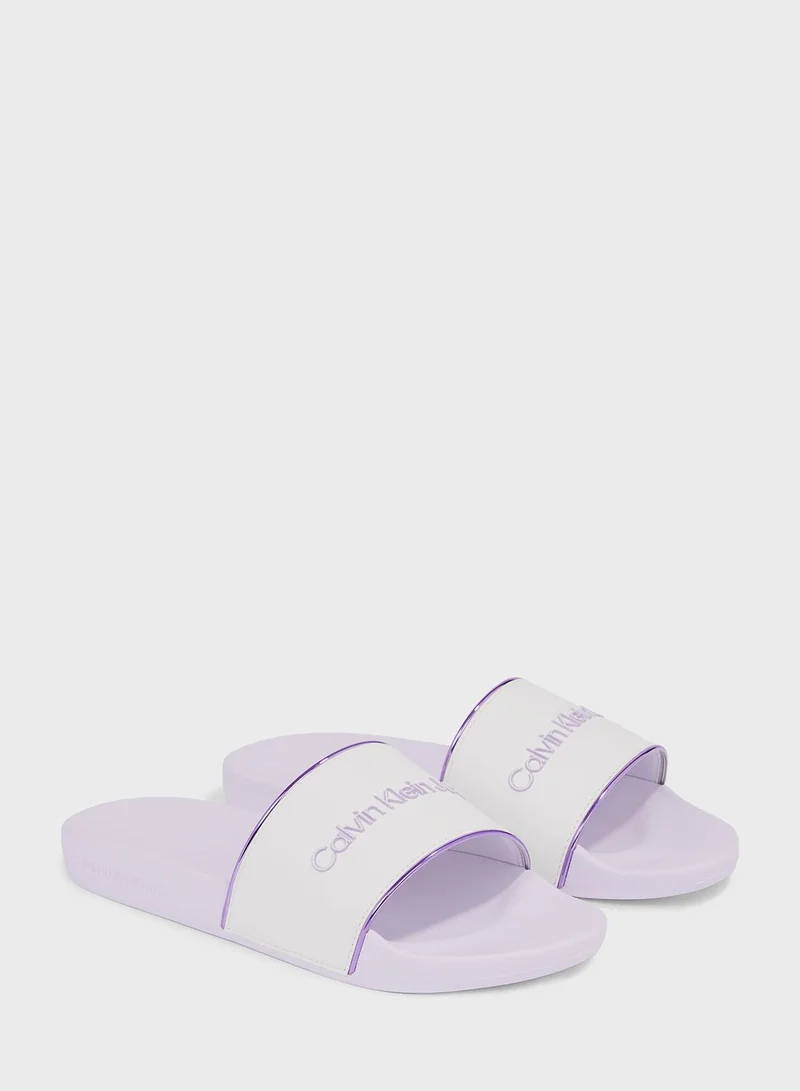 Calvin Klein Jeans One Strap Flip Flops