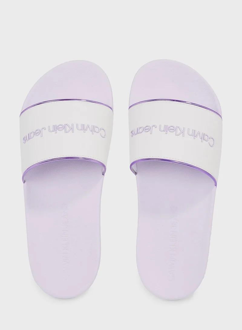 Calvin Klein Jeans One Strap Flip Flops