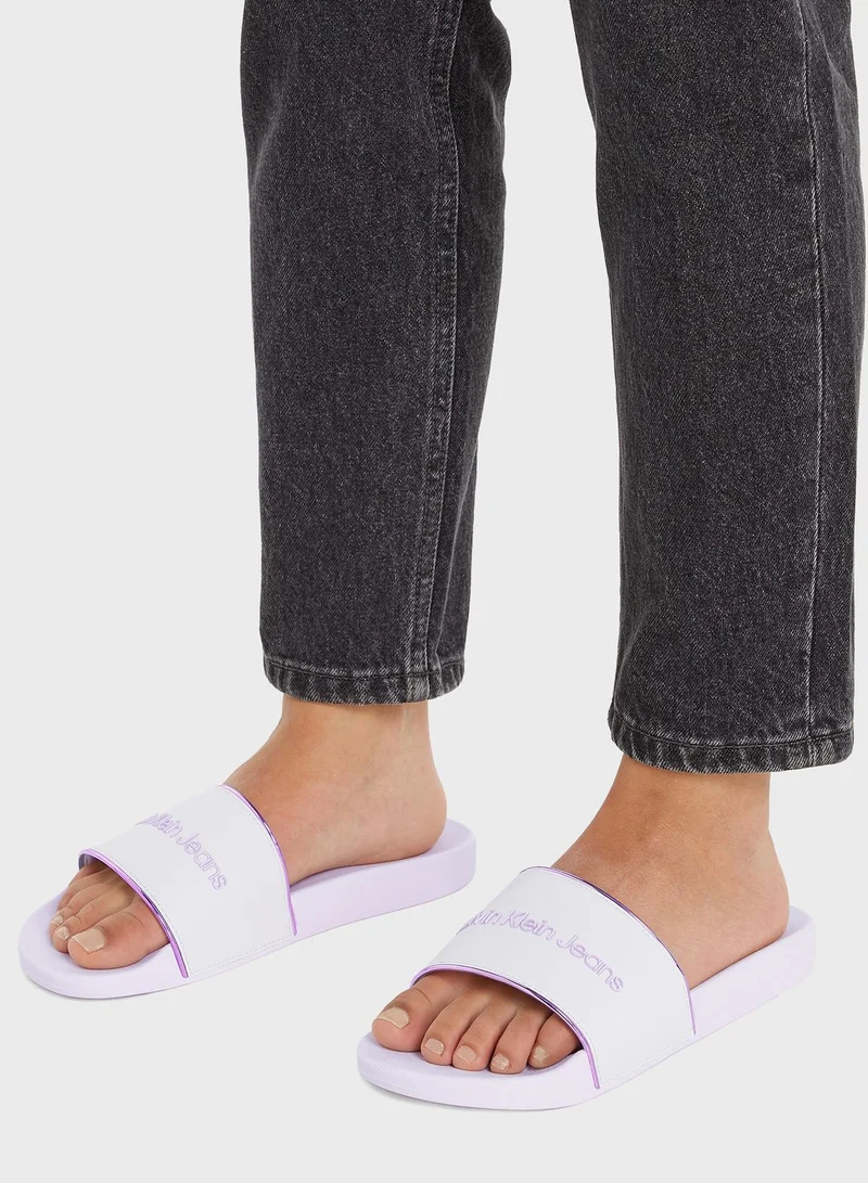 Calvin Klein Jeans One Strap Flip Flops