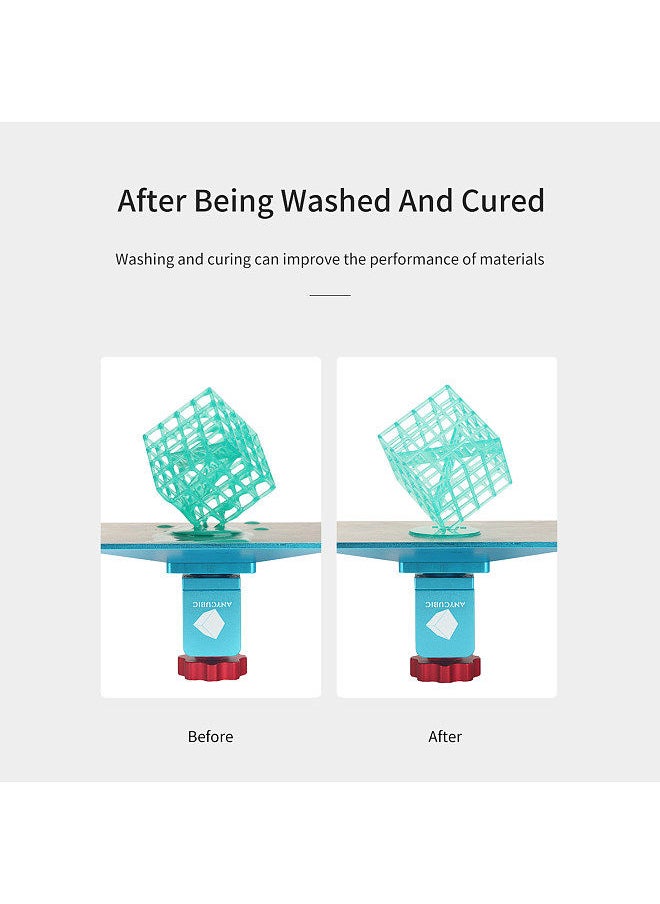 Anycubic - Wash & Cure 2.0 Upgraded 2 in 1 Wash and Cure Machine for Mars Photon Photons LCD SLA DLP 3D Printer Models UV Rotary Time Adjustment Curing Resin Box 225x235x365mm Washing Size - Image 1