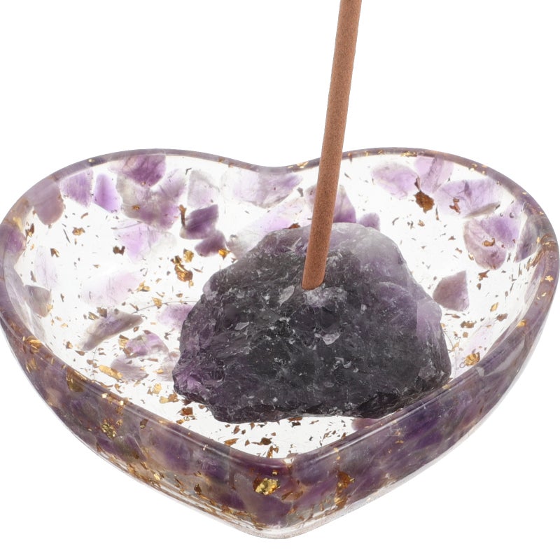 1 Set Incense Burner: Elegant Natural Crystal Holder for Yoga Home Decor - Removable collectors for Incense Sticks and Smudging - Image 5