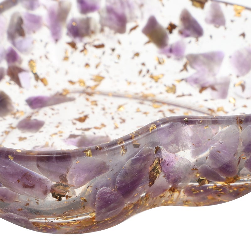 1 Set Incense Burner: Elegant Natural Crystal Holder for Yoga Home Decor - Removable collectors for Incense Sticks and Smudging - Image 2