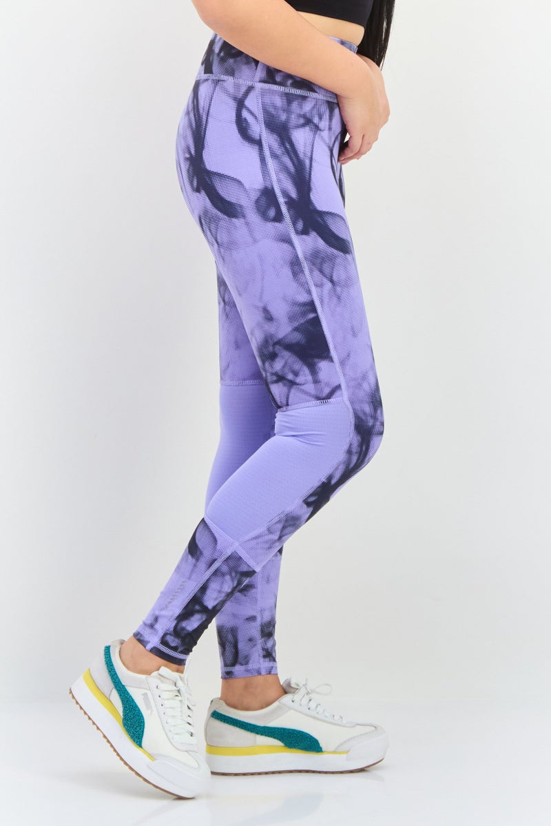 PUMA Women Sportswear Fit Brand Logo 7/8 Outdoor Tights, Multicolor - Image 2