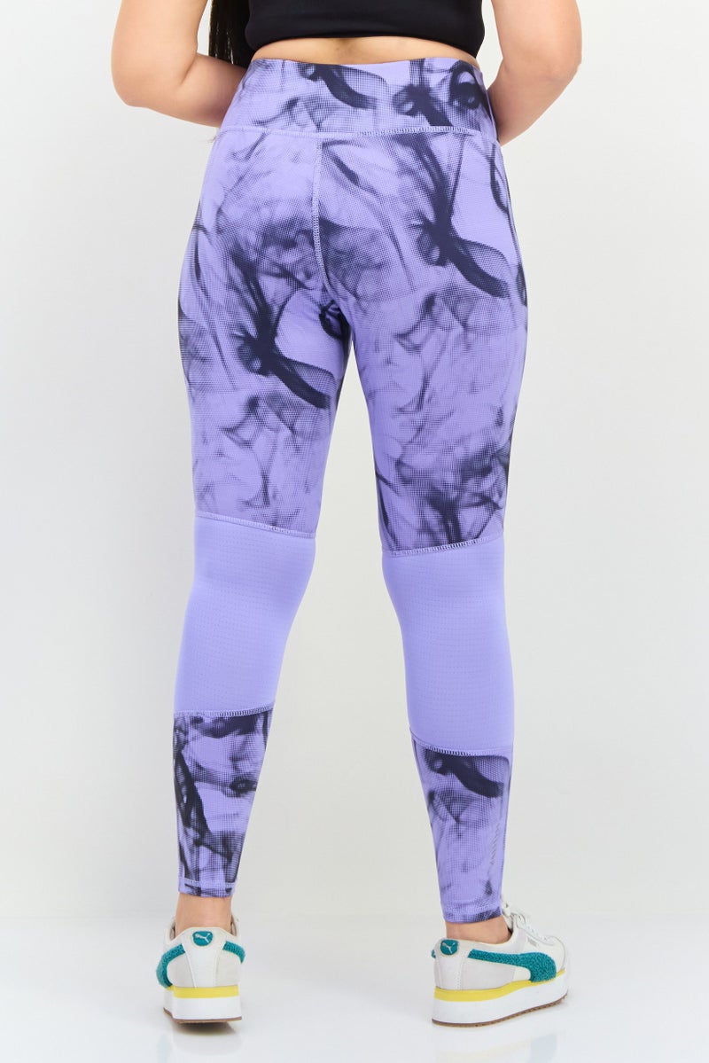 PUMA Women Sportswear Fit Brand Logo 7/8 Outdoor Tights, Multicolor - Image 3