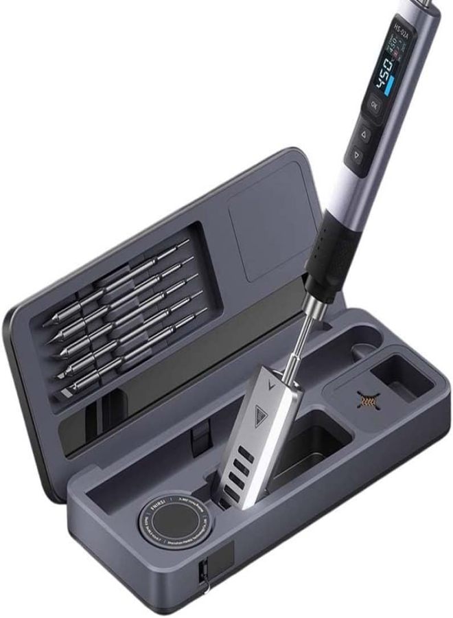 FNIRSI Intelligent electric soldering iron HS-02 mobile worktable storage box HS-02A storage box high matching - Image 2