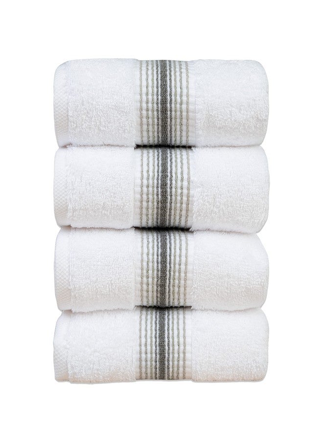 Arkwright, LLC Aston & Arden Aegean Ombre Hand Towels - (Pack of 4) Oversized Ultra Soft Thick & Absorbent, 100% Ringspun Turkish Cotton Bathroom Towel for Spa, Hotel, 600 GSM, 18 x 32 in, Sage Green - Image 1