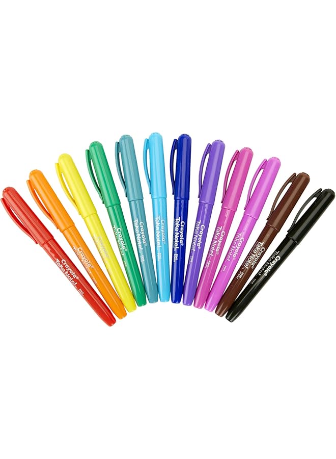 كرايولا مجموعة أقلام تحديد دائمة ذات أساس مائي مكونة من 12 قطعة - Image 3