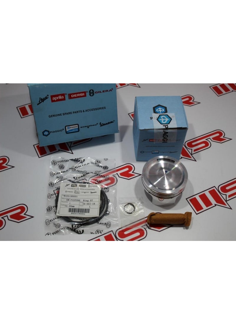 MSR - Vespa Piaggio 250 72 mm 15P Piston Short Std A - Image 1