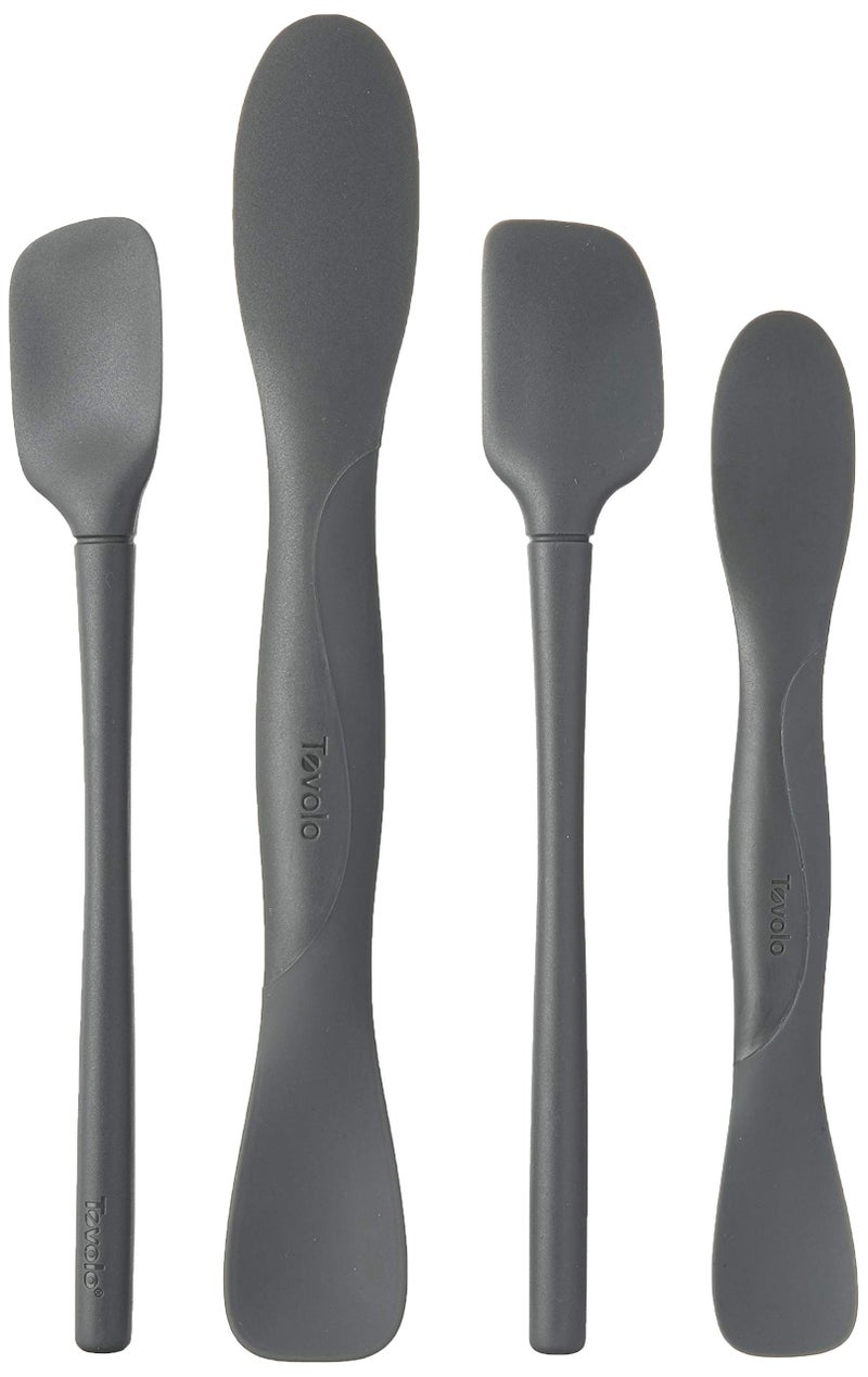 Tovolo All Silicone Mini Tool Set, Charcoal - Set of 4 - Image 2