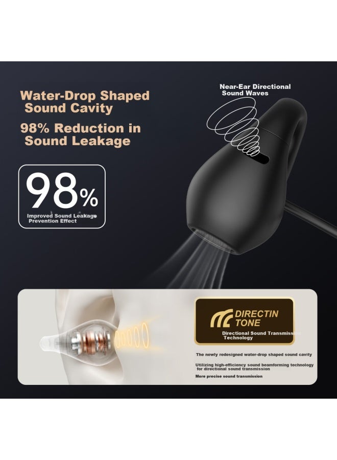 Oksj Neckband Earhook Bluetooth Earphones Wireless Sports Earhook Neckband Noise Cancelling Waterproof For Huawei/xiaomi/apple Phones For Running Gaming - Image 2