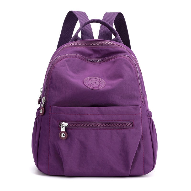 Nylon Oxford Cloth Backpack New Korean Style Small Backpack Women'S Versatile Fashion Canvas School Bag Mommy Bag Backpack - Image 1