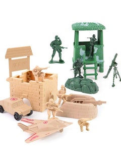 3 otters 120Pcs Army Men Military Set, Army Men Toy Soldiers Military Figures And Accessories With Vehicles Aircrafts Assault Boats  - Image 4