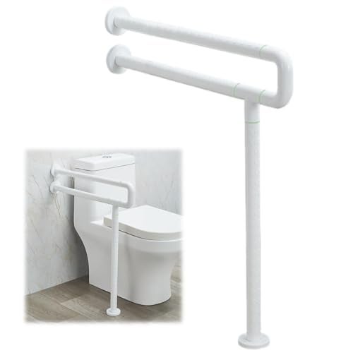 HANNEA® Grab Bar for Bathroom Wall Mounted Bathroom Handle for Senior Citizen Stainless Steel Toilet Safety Handle with Glow-in-The-Dark Guiding Line Bathroom Fittings for Elderly, Pregnant Women - Image 1