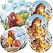 MUSNOW 40Pack LionKings Birthday Party Supplies include 20 plates 20 napkins for the LionKings Party Decoration plates - Image 3