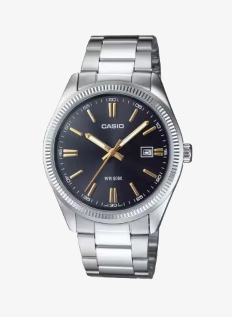 CASIO Men's Stainless Steel Analog Watch MTP-1302D-1A2 - 38.5 mm