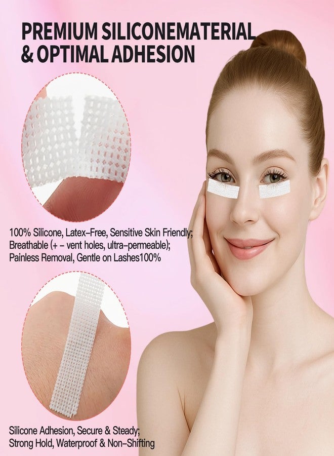Creztail Lash Tape for Eyelash Extensions – 5 Rolls Silicone Gel Eyelash Tape, Adhesive Microporous Lash Extension Tape for Lift/Make Up, Easy Tear Breathable Lash Tape for Clusters (0.5in x 3.9yd, Colorful) - Image 3