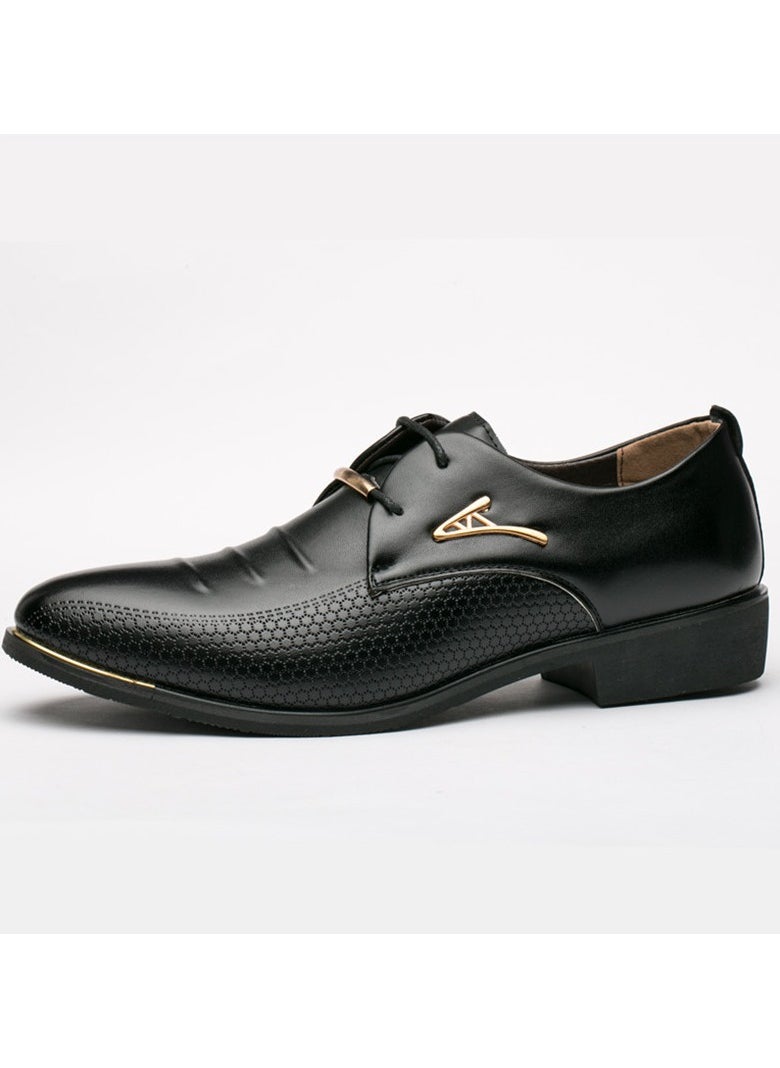 Shougu New Men's Business Leather Shoes  - Image 1