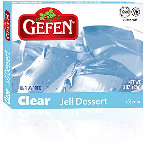 Gefen Clear Unflavored Jello, 3oz (1 Pack) - Image 1