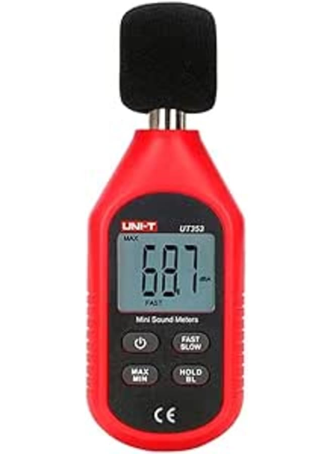 UNI-T Uni-T Ut353 Bluetooth Noise Measuring Instrument Db Meter 30~130Db Mini Audio Sound Level Meter Decibel Monitor