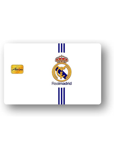 Real Madrid Cf #1 Debit Or Credit Card Skin Sticker Full