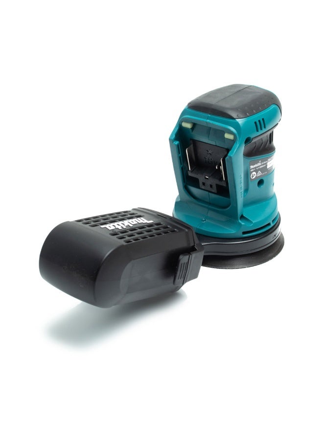 Makita DBO180Z 125mm 18V Cordless Random Orbit Sander Blue - Image 4