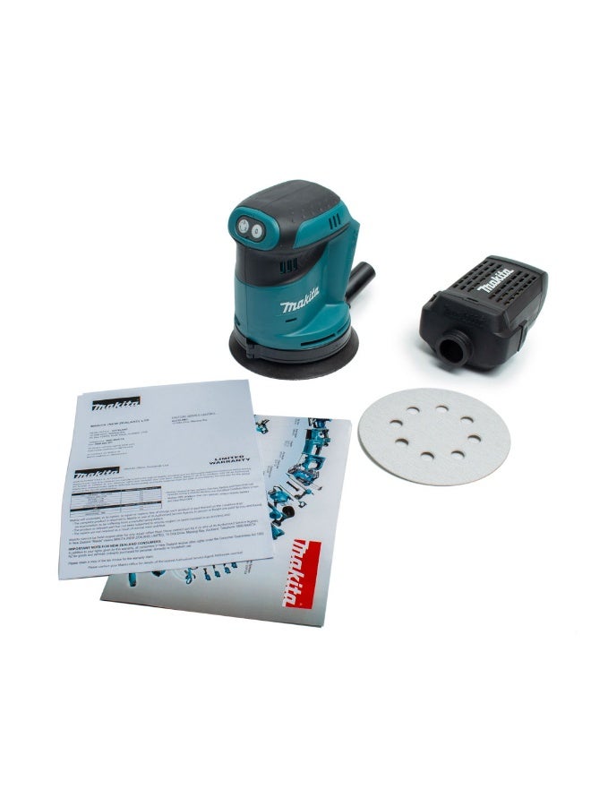 Makita DBO180Z 125mm 18V Cordless Random Orbit Sander Blue - Image 5