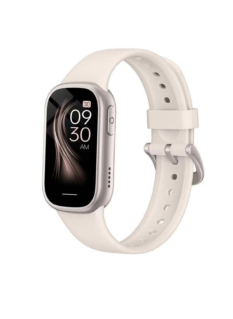 M8 Pro Smart Bracelet, Waterproof Durable Fitness Tracker Watch, Lightweight And Comfortable Smart Watch With Blood Oxygen Heart Rate Sleep Monitor, (1pc, White) - Image 1