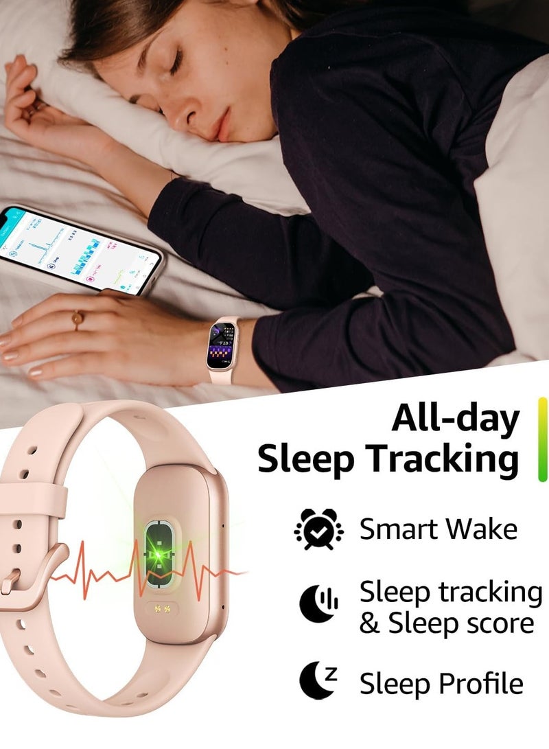 M8 Pro Smart Bracelet, Waterproof Durable Fitness Tracker Watch, Lightweight And Comfortable Smart Watch With Blood Oxygen Heart Rate Sleep Monitor, (1pc, White) - Image 3