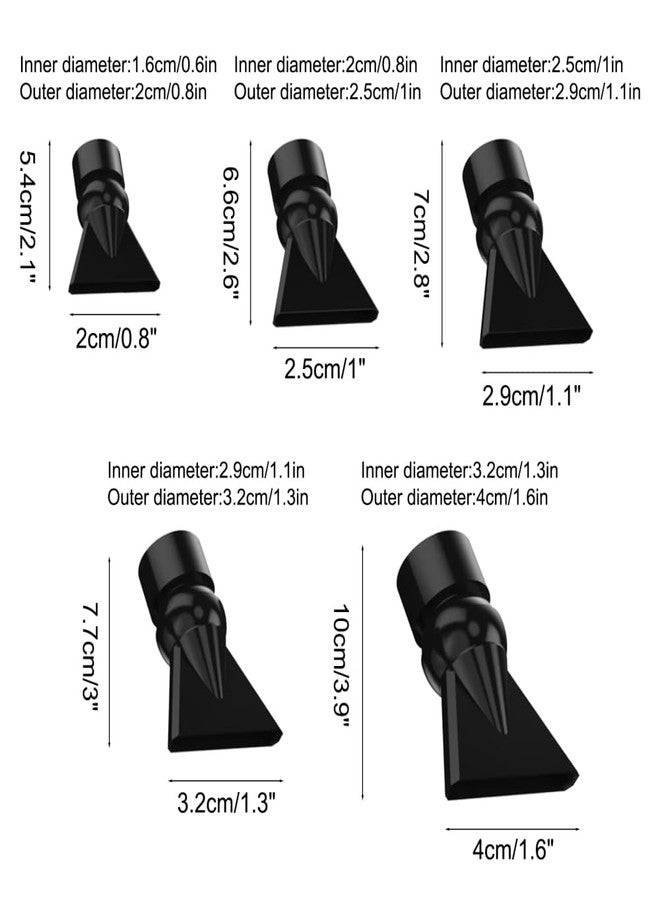 DONGKER Aquarium Nozzle,5 PCS 360°Rotatable Fish Tank Pump Duckbill Nozzle for Freshwater Saltwater - Image 4