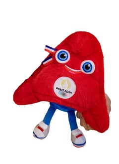 Y&D The Paris 2024 Olympic Cute Mascot Official Phryges Doll Plush Toy Doll 33 CM  - Image 1