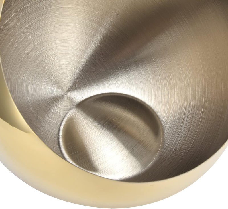 Stainless Steel Sugar Bowl Durable Condiment Pot for Serving Sugar Salt, Material for Kitchenware, Gold Color for Kitchen Living Room (Medium: Approx. 17.6x16.2x10cm / 6.93x6.38x3.94in) - Image 4