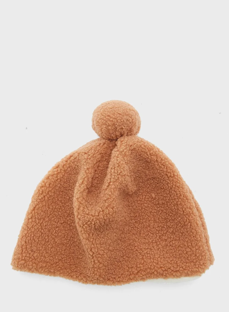 TOPSHOP Borg Pom Beanie