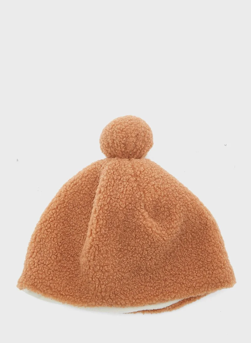 TOPSHOP Borg Pom Beanie